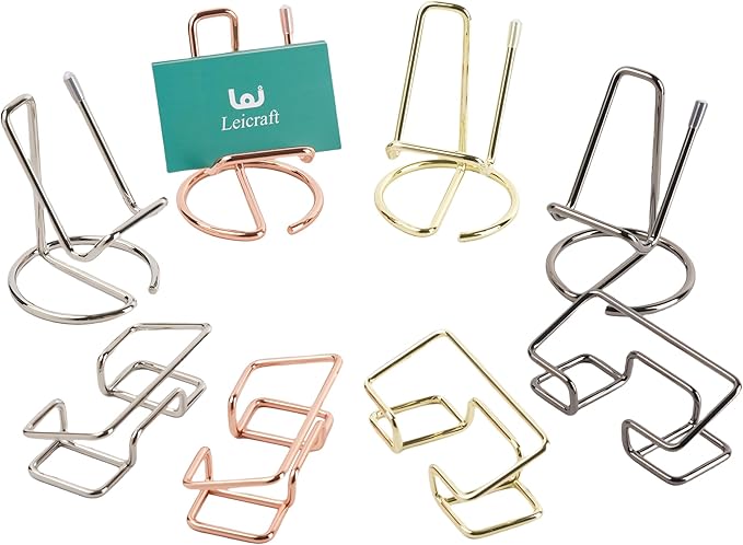 Business Card Holder for Desk, Cute Metal Card Organizers and Office Desk - Image 7