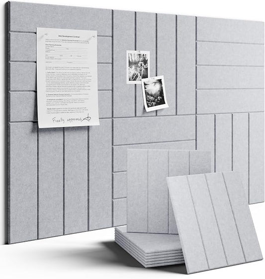Large Felt Bulletin Board 36"x24" Cork Board Alternative by FLUXYNARA