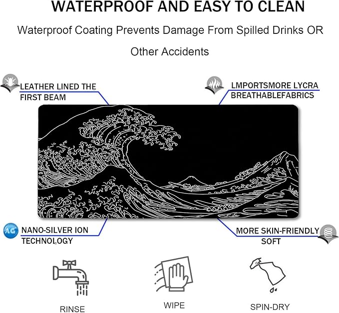TEDNETGO Extra Large Mouse Pad, Gaming Mouse Pad, Waterproof Extra Large - Image 4
