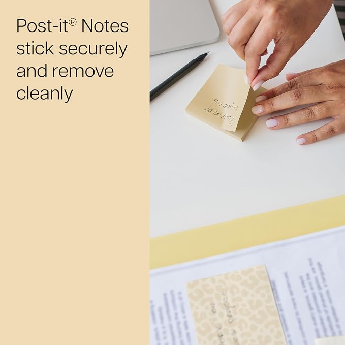 Post-it Polished Patterns, 3 x 3 in, 3 Sticky Notes Pads | Spot On Design - Image 4