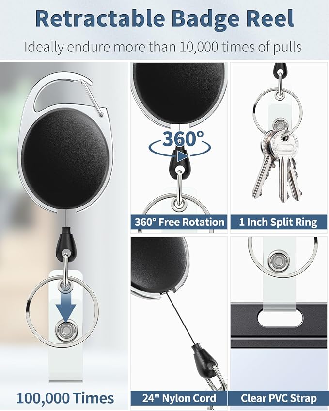 Uniclife 3 Pack ID Badge Holder - Image 7
