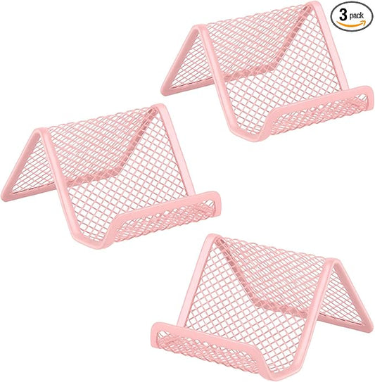 EMOMAS Business Card Holder for Desk, Office Desktop Business Card Display by EMOMAS