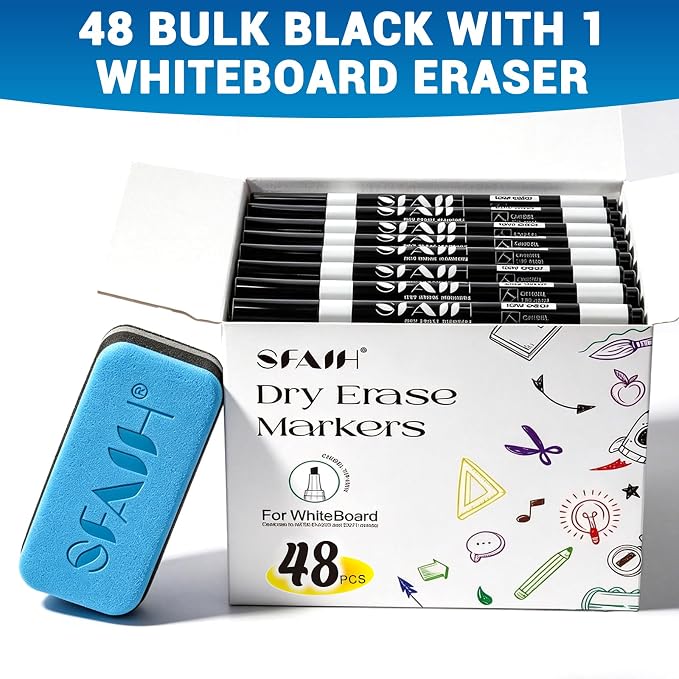 SFAIH Dry Erase Markers Chisel Tip - Image 5
