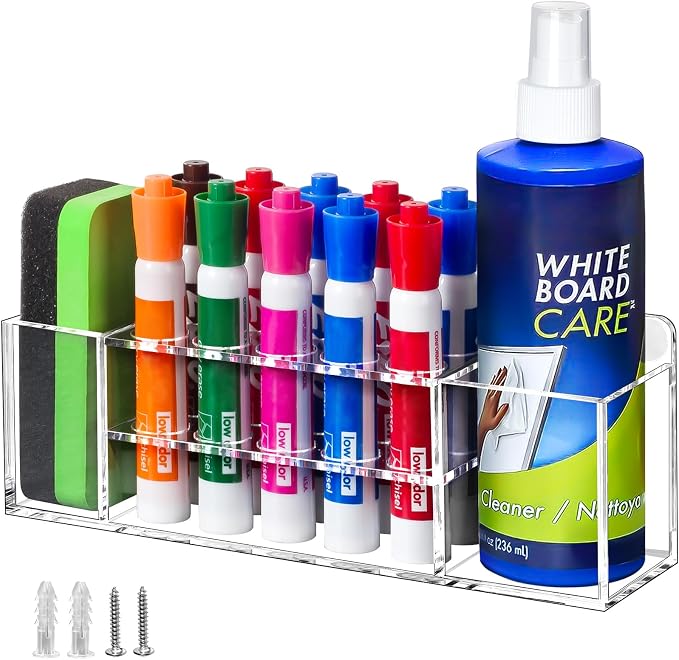 Magnetic Dry Erase Marker Holder by Banafich