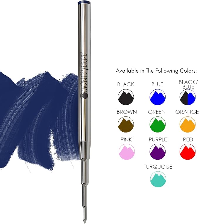 Monteverde USA Capless Ceramic Gel Refills to Fit Montblanc Ballpoint Pens - Image 5