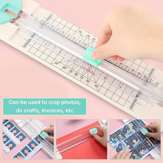 Paper Cutter, 4-in-1 Paper Trimmer, Photo Cutter, Perforated, Creasing - Image 2