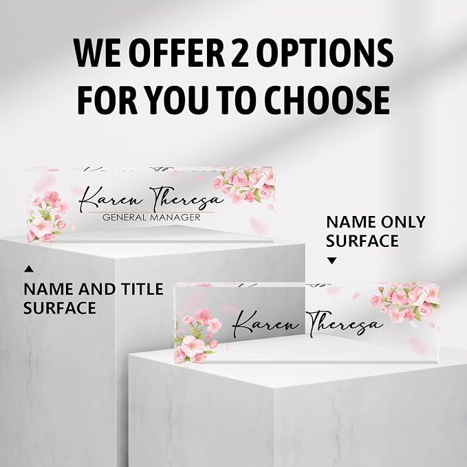 Custom Office Name Plate, Personalized Gifts - Image 6