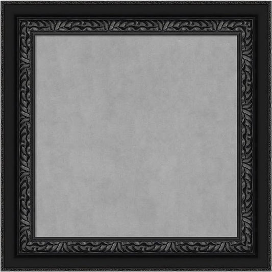 Amanti Art Black Framed Magnetic Board 16x16 X-Small Vision Board by AmantiArt