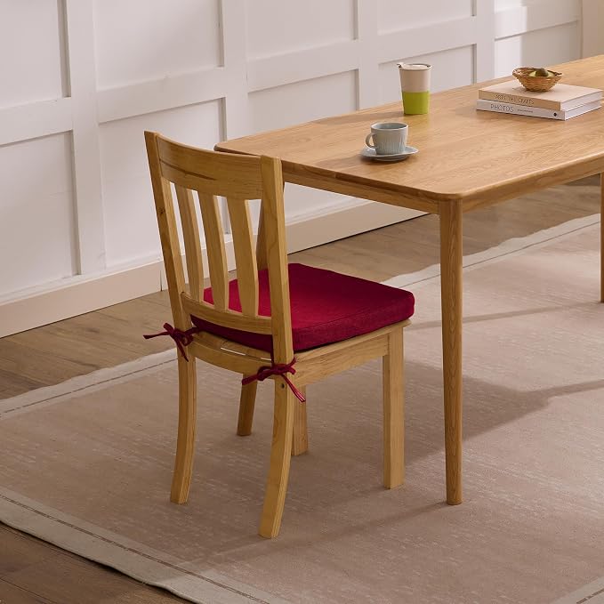 Ruqmuis Chair Cushions for Dining Chairs, D-Shaped Chair Pads - Image 9