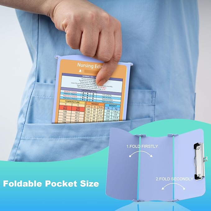 Nursing Clipboard Foldable Aluminum - Image 2
