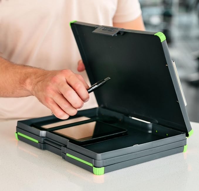 Dexas Duo Clipcase, Double Sided Clipboard Design, Portable Clipboards 13”x10” - Image 4
