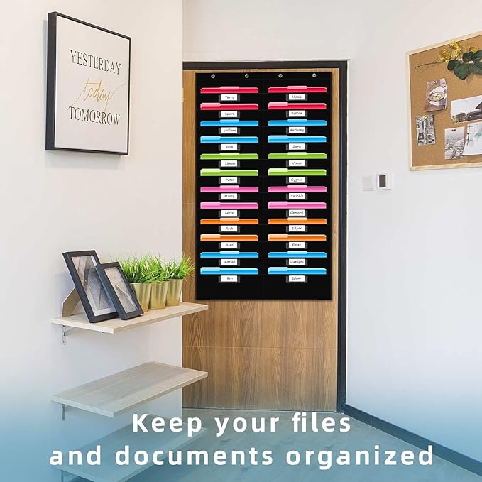 REGELETO 24 Pockets File Storage Pocket Chart - Image 5