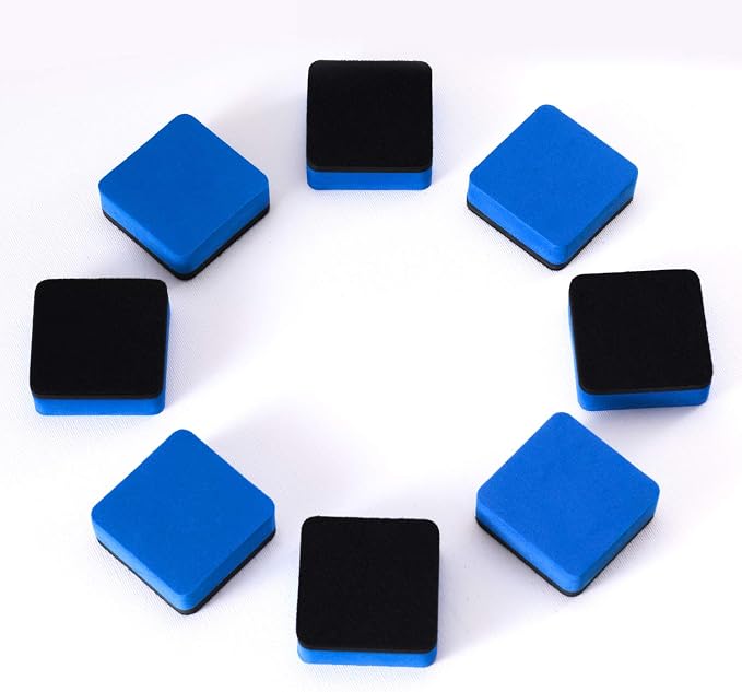 Favourde 48 Pack Magnetic Whiteboard Dry Erase Erasers Chalkboard Cleansers - Image 3