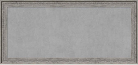 Amanti Art Grey Framed Magnetic Board 25x53 Oversize Vision Board by AmantiArt
