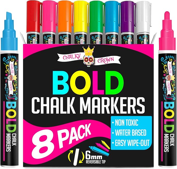 Bold Chalk Markers by ChalkyCrown
