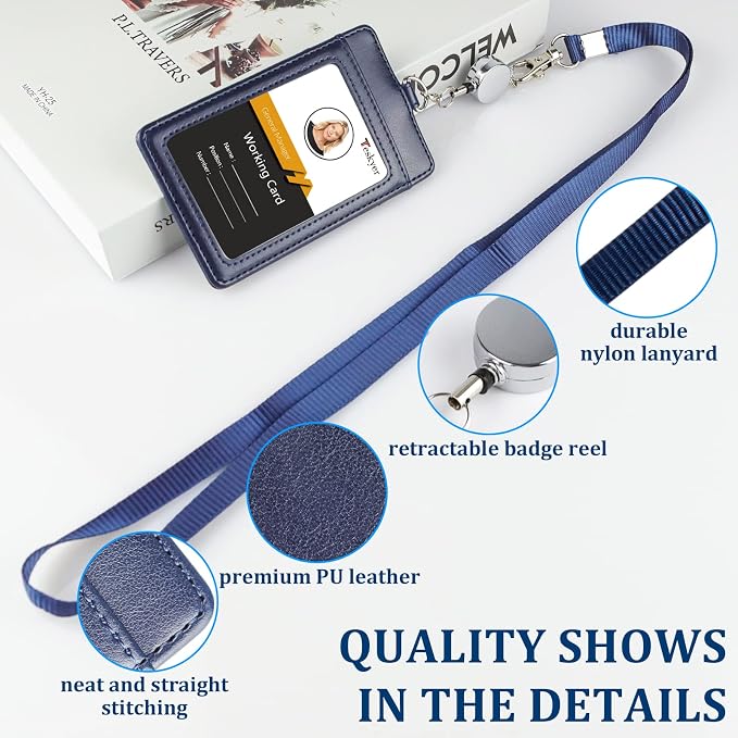 Teskyer Leather Badge Holder - Image 2
