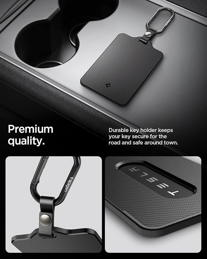 Spigen Key Card Holder for Tesla | Tesla Model Y/S/3/X Accessories | - Image 3