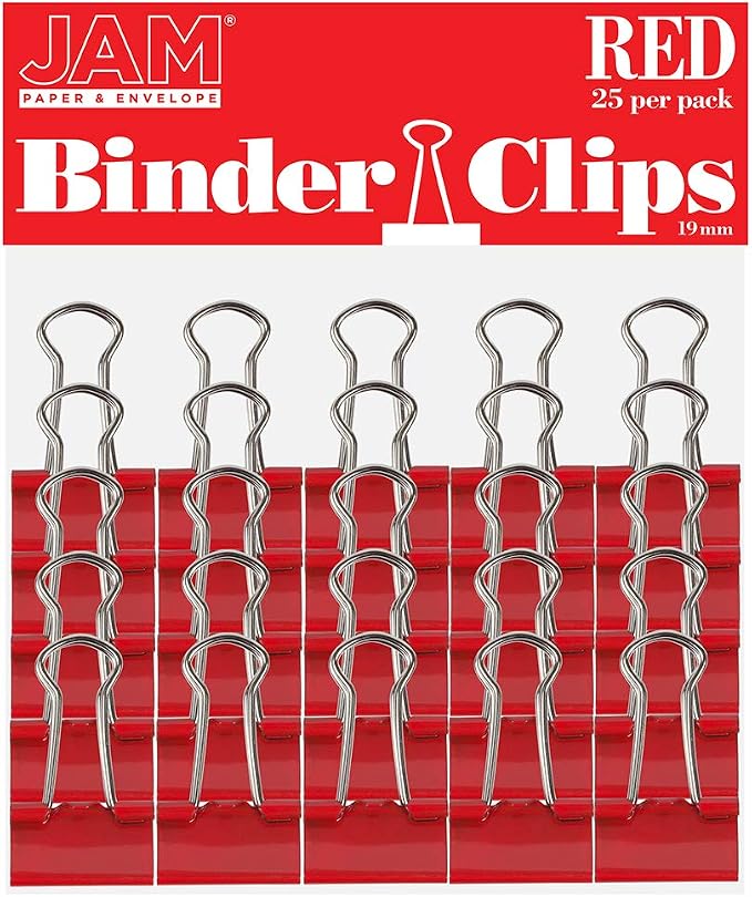 JAM PAPER Colorful Binder Clips - Image 7