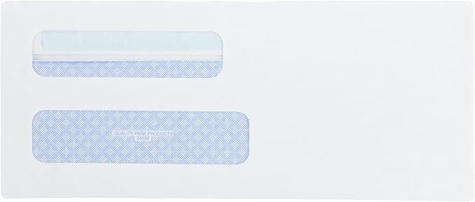 Quality Park #8 5/8 Security Envelopes, Double Window, Self Seal Envelopes - Image 8