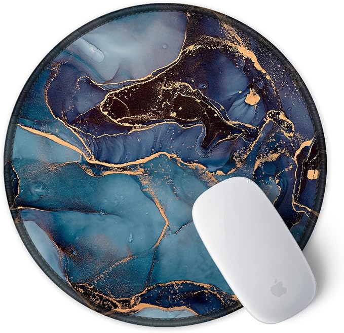 ITNRSIIET Round Mouse Pad with Stitched Edge Premium-Textured Waterproof - Image 2