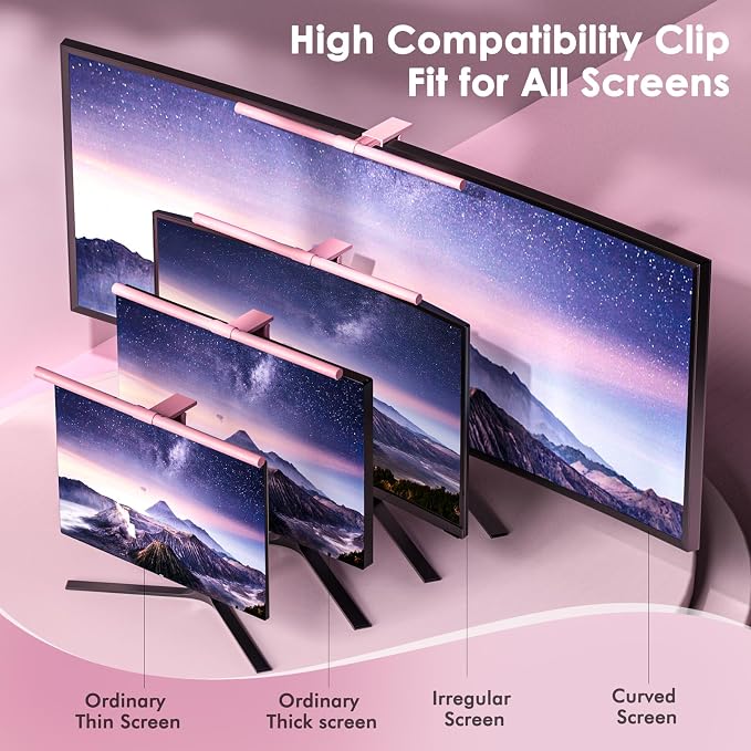Quntis Pink Monitor Light Bar - Image 5