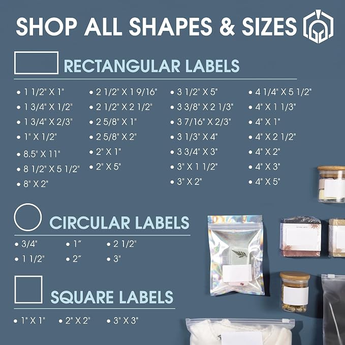 2 1/3" X 3 3/8" Matte White Printable Labels Name Tag Stickers, Address and - Image 8