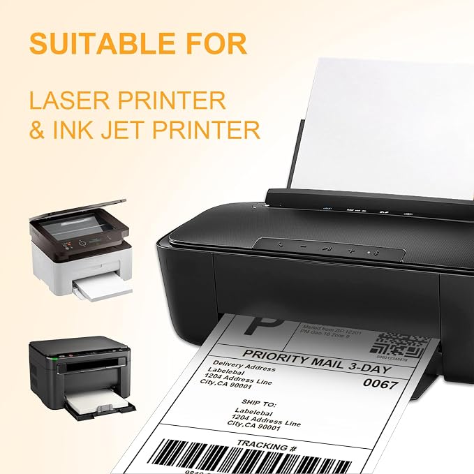 A4 Full Sheet Self Adhesive Shipping Labels - Image 4
