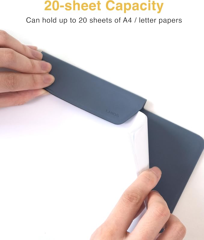 LHiDS Magnetic Clipboard – Slim Leather Writing Board - Image 4