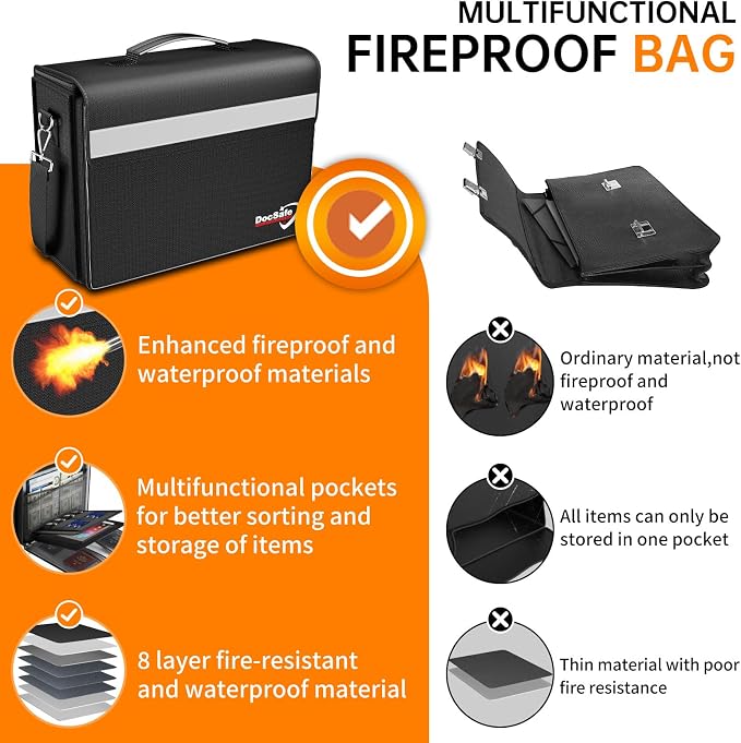 DocSafe Fireproof Document Bag - Image 3