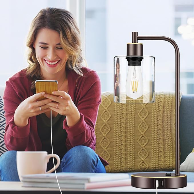Industrial Touch Table Lamps Set of 2 - Image 6
