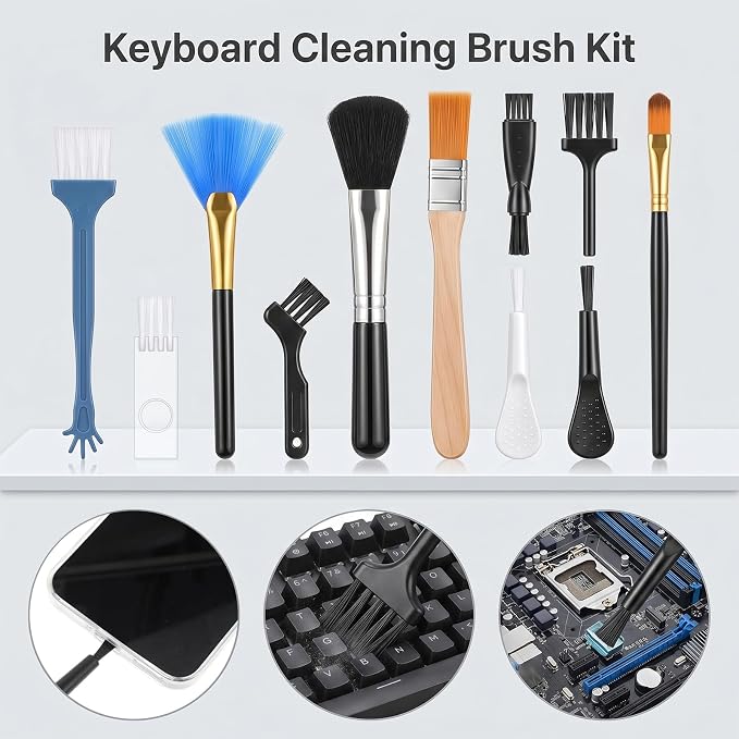 Anti Static Brush Keyboard Cleaning Set, Small Cleaning Brushes - Image 4