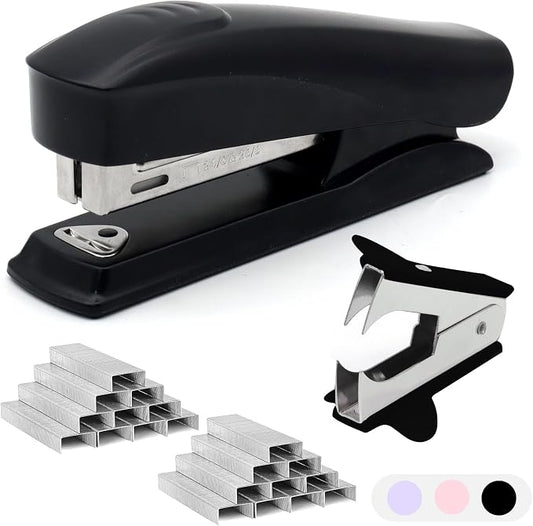 Black Office Stapler, 25 Sheet Capacity by Unknown