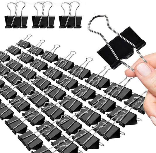 Large Binder Clips, 72 Pack, 1.6 Inch, Non-Standard 41mm, Capacity 0.66 Inch by Panpub