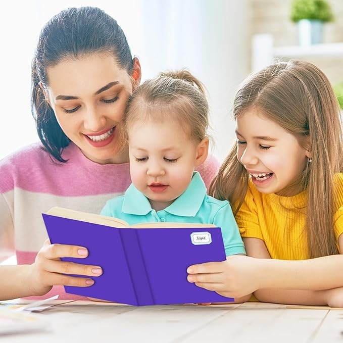 Jumbo Book Covers 8 Pack Reusable Fabric Book Cover Protective Books Covers 9 x 11 Inch Colorful Stretchable Books Sleeve Cover with Label Sticker for Most Hardcover Textbooks Up to 10 x 12.5 Inch-DeskLoop Office