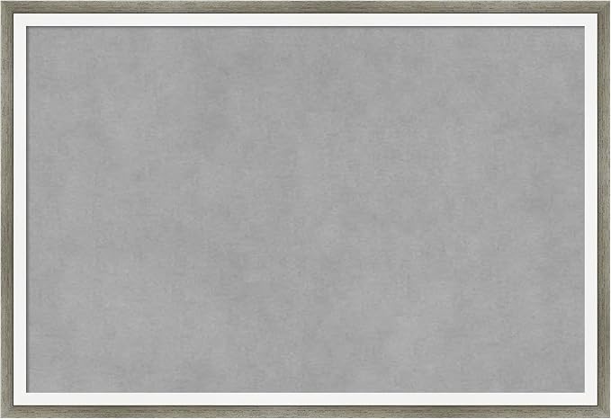 Amanti Art Silver Framed Magnetic Board 13x19 Small Vision Board by AmantiArt