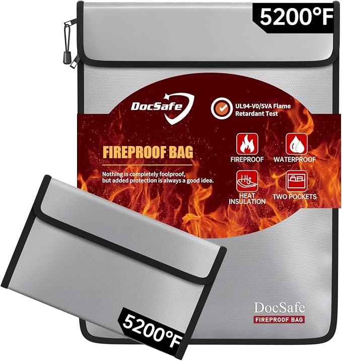 DocSafe Fireproof Document Bag by DocSafe