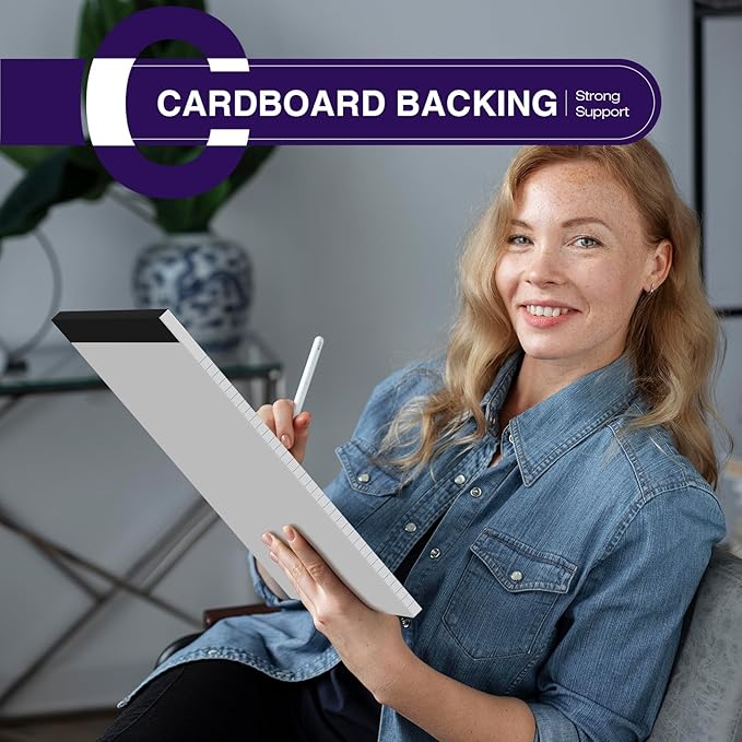 12 Pack Legal Pads 8.5 x 11 College Ruled 600 Sheets Note Pads 8.5 x 11 Inch Notepads Perforated Writing Pads 8.5 x 11 Pads of Paper Lined White Paper, 50 Sheets per Notepad for Home, Office, School-DeskLoop Office