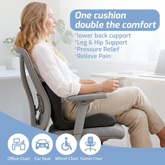 Memory Foam Seat Cushion, Office Chair Cushion - Image 3