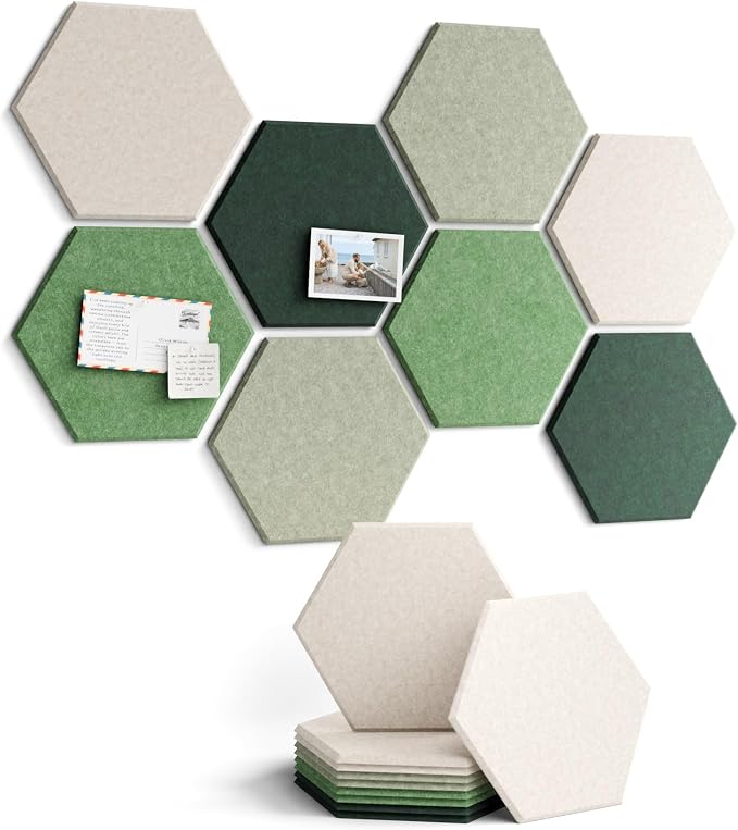 Fluxynara Hexagon Cork Board Alternative by FLUXYNARA