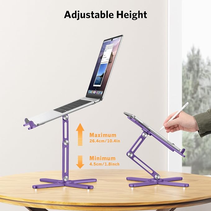 OMOTON 360° Rotating Laptop Stand Riser - Image 7
