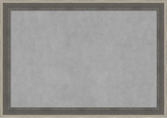 Amanti Art Grey Framed Magnetic Board 29x41 Large Vision Board by AmantiArt