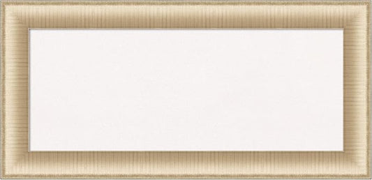 Amanti Art White Cork Board for Wall, 17x35 Vision Board with Gold Frame, Medium Corkboard Office Decor for Home Organization, Casual Corkboard Pinboard to Display Items for Home Organization in-DeskLoop Office