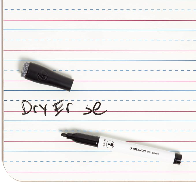 U Brands Dry Erase Lapboards, 24 Pack, Double-Sided Small Whiteboards - Image 3