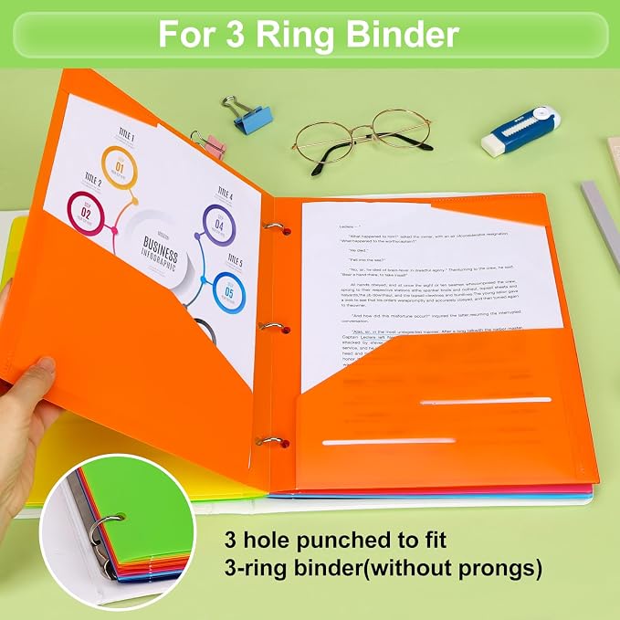 EOOUT Plastic Folders 24pcs - Image 4