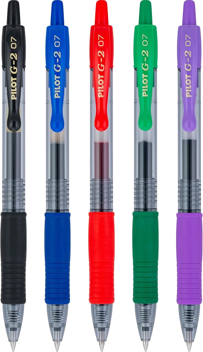 Pilot G2 Pens, Premium Refillable And Retractable Gel Ink Pens Fine Point 0.7mm - Image 6