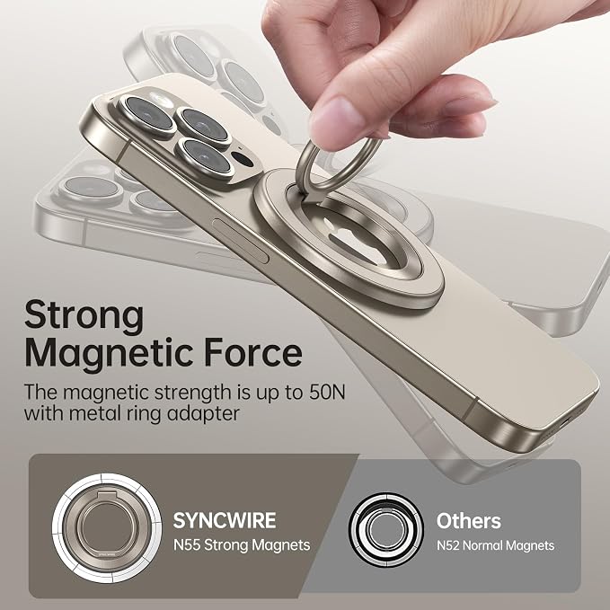 SYNCWIRE Magnetic Phone Ring Holder - Image 3