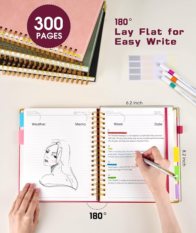 Hardcover Spiral Notebook journal - Image 3