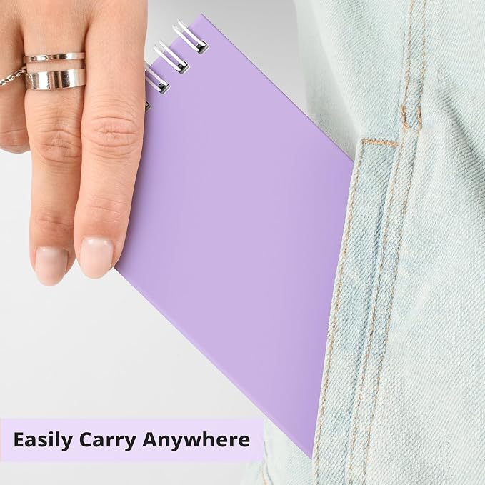 Taja Pocket Small Notebook 3" x 5", Nursing Notepad, Travel - Image 3