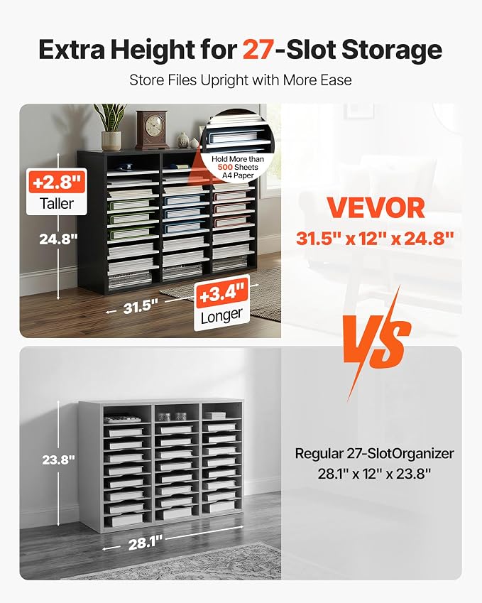 VEVOR Literature Organizer, 36 Compartments Office Mailbox - Image 4