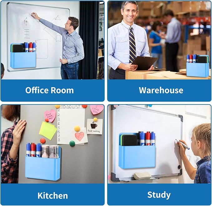 Camelmother 2Pcs Magnetic Dry Erase Marker Holder - Image 3